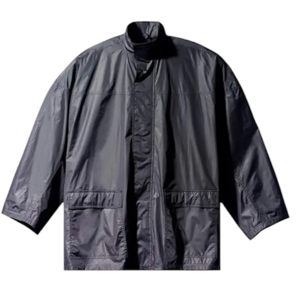 Yeezy ft Gap Black Nylon Light Parka Size Large